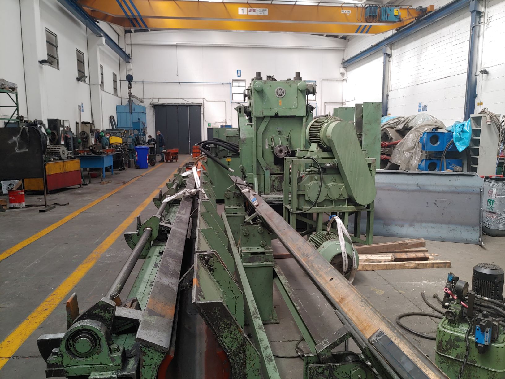 Raddrizzatrice barre a 2 rulli KIESERLING / Two rolls bar straightening KIESERLING